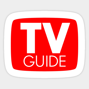 TV Guide Logo Sticker